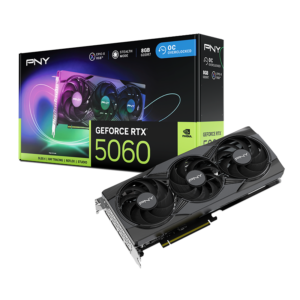 PNY RTX 5060 8GB ARGB OC | Triple Fan | GDDR7 | Grafična Kartica