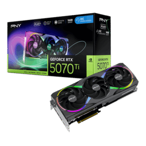 PNY RTX 5070 Ti VERTO OC 16GB | GDDR7 | 3 Fan | Gaming Grafična Kartica