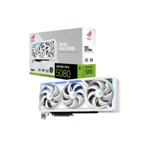 ASUS RTX 5080 16G ROG ASTRAL OC | 3 Fan | Bela Grafična Kartica