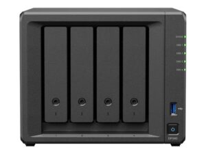 Synology ActiveProtect DP340 | AMD R1600 | 16 GB | 4-Bay 32 TB RAID 5 + SSD RAID 1 | Desktop Backup Appliance