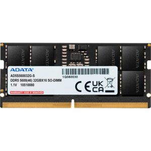 ADATA Premier Tray | 32GB | SO-DIMM | 5600 | AD5S560032G-S | RAM Pomnilnik
