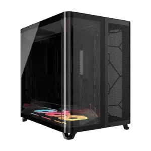 Corsair AIR 5400 LX-R LINK RGB | ATX | Kaljeno Steklo | Črno Računalniško Ohišje