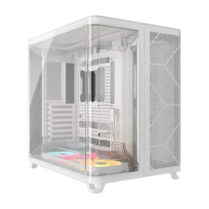 Corsair AIR 5400 LX-R LINK RGB | ATX | Kaljeno Steklo | Belo Računalniško Ohišje