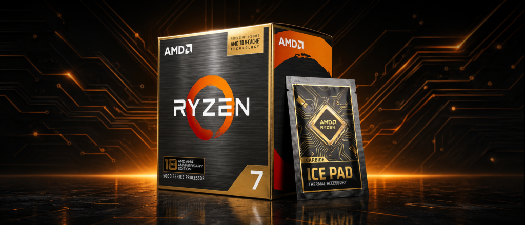 Amd ryzen 7 5800x3d 8 jeder 16 niti do 4. 5 ghz 96 mb 3d v-cache am4 procesor