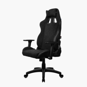 Arozzi Avanti Soft Fabric | Pure Black | 3D Nasloni Za Roke In Nagib Do 165° | Gaming Stol