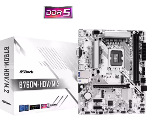 ASROCK B760M-HDV/M.2 | LGA 1700 | DDR5 | Micro ATX | Matična Plošča
