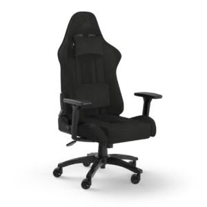 CORSAIR TC100 RELAXED | Mehko Blago | 2D Nasloni Za Roke | Naklon 90–160° | Črn Gaming Stol