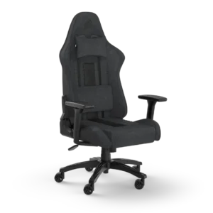 CORSAIR TC100 RELAXED | Tkanina Grey And Black | Širok Sedež In Naklon Do 160° | Gaming Stol
