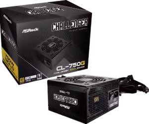 ASRock Challenger Series CL-750G 750W | ATX | 80+ Gold | Črna | Napajalnik