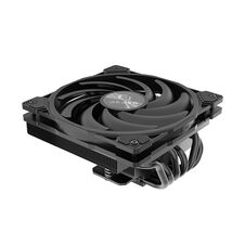Akasa ALUCIA H6LS M2 | Low-Profile 120 Mm | 6 Toplotnih Cevi | 150 W TDP | Črno-Modri Procesorski Hladilnik