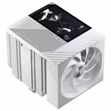 TRYX TURRIS T620 | Bel Dual-Tower Zračni Hladilnik Za Procesor | 5" IPS Zaslon | 280W TDP | 2x 120mm ROTA PWM | Procesorski Hladilnik
