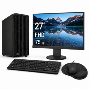 Komponentko Workstation Performance | Intel Core Ultra 7 265 | Intel Graphics | 32 GB RAM | 1 TB NVMe | 27″ FHD 75Hz | HP Dell Trust Komplet | Workstation za Delo v Pisarni ali Doma