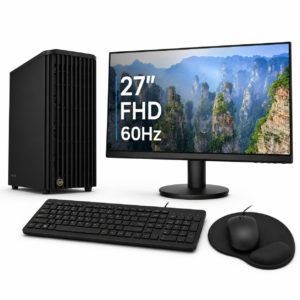 Komponentko Workstation Performance | Intel Core Ultra 7 265K | Intel Graphics | 32 GB RAM | 1 TB NVMe | 27″ FHD IPS 60Hz | HP Dell Trust Komplet | Učinkovit Računalniški Komplet za Pisarno in Delo