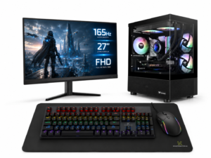 Komponentko Gaming Core RTX 5060 | Intel Core i5-14400F | 16GB RAM 1TB NVMe | 27" 165Hz FHD Komplet | Namizni Računalnik Za Gaming
