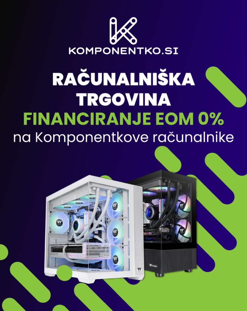 Gaming računalnik na obroke brez obresti pri komponentku | eom 0% z nlb buy&go