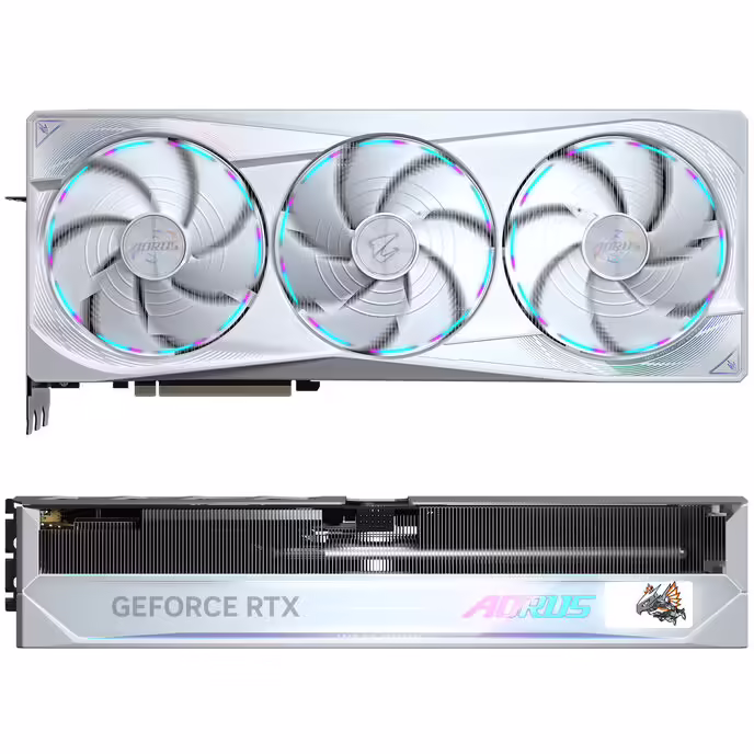 Rtx 5080 master ice 16gb bela | gigabyte aorus | grafična kartica 1 Gigabyte aorus geforce rtx 5080 master ice 16g, 16384 mb gddr7 komponentko