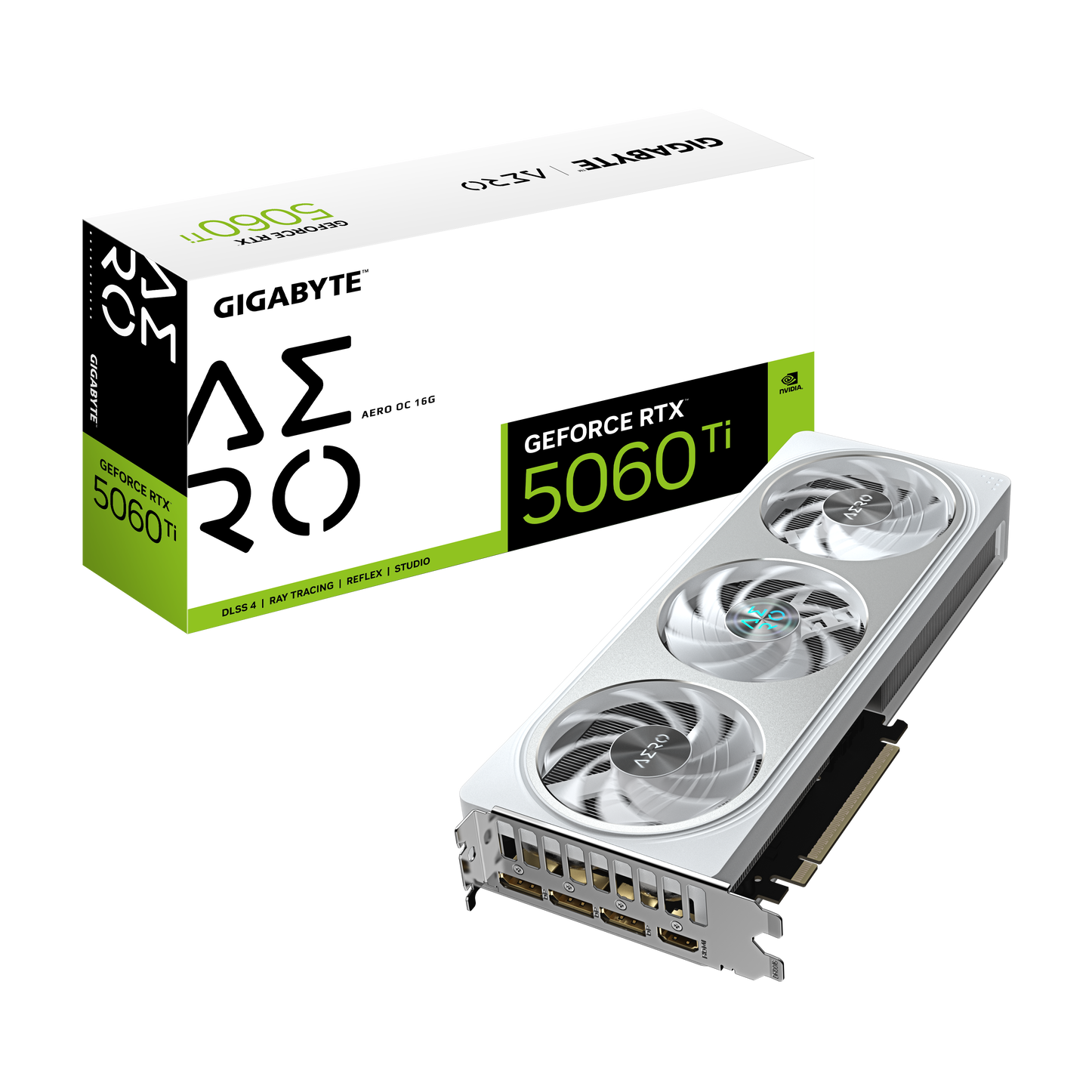 Gigabyte geforce rtx 5060 ti aero oc 16gb | gddr7 | grafična kartica 1 Gigabyte geforce rtx 5060 ti aero oc, 16384 mb gddr7 komponentko