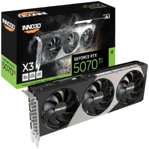 INNO3D GeForce RTX 5070 Ti X3 | 16GB GDDR7 | NVIDIA Blackwell | DLSS 4 | 2-Slot SFF | Grafična Kartica