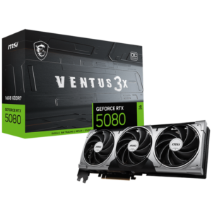 MSI RTX 5080 Ventus 3X OC 16GB | GDDR7 | Grafična Kartica