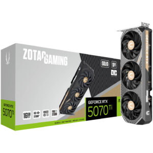ZOTAC GAMING GeForce RTX 5070 Ti Solid SFF OC | 16GB GDDR7 | DLSS 4 | Blackwell | SFF 2-Slot | Grafična Kartica