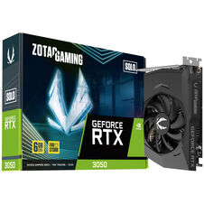ZOTAC GAMING GeForce RTX 3050 Solo | 6GB GDDR6 | PCIe Bus Powered | Kompaktna Mini-ITX | Grafična Kartica