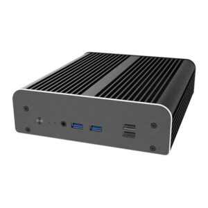 Akasa Newton WS | Pasivno Hlajenje | Intel NUC 11 12 13 Pro | VESA | 2.5 SSD HDD | Črno Ohišje