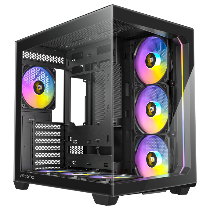 Antec c5 | mid-tower | kaljeno steklo | črno rgb | gaming ohišje 1 Komponentko