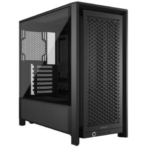 Corsair Frame 4000D | E-ATX | Midi-Tower | Tempered Glass | Modularno Zasnovano | Črno Računalniško Ohišje