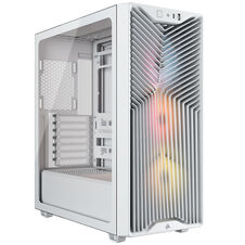 Corsair 3200D RS ARGB | Bela | Midi Tower ATX | Kaljeno Steklo In 3x RS120 ARGB | Računalniško Ohišje