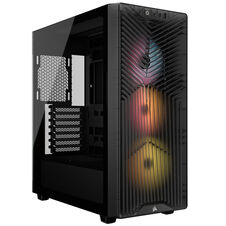 Corsair 3200D RS ARGB | Smoke Siva | ATX Midi-Tower | 3x RS120 ARGB | Kaljeno Steklo | Računalniško Ohišje
