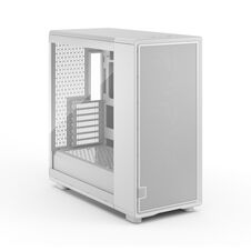 Fractal Design Epoch XL White TG Clear Tint | E-ATX | Kaljeno Steklo | 3× 140 Mm Momentum | Belo Računalniško Ohišje