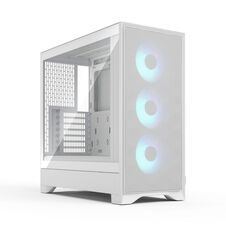 Fractal Design Pop 2 Air TG RGB | Belo ATX Midi-Tower Ohišje | Kaljeno Steklo In 3x 120 mm RGB Ventilatorji | Računalniško Ohišje