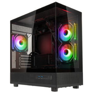 GSI SmartAssembly | ARGB Glass | Micro-ATX | 650W Bronze | Kaljeno Steklo | Gaming Ohišje