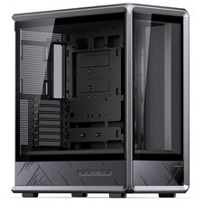 Jonsbo D401 | Črno Midi Tower ATX Ohišje | 270° Kaljeno Steklo | Podpora 2x 360 mm AIO | PC Ohišje