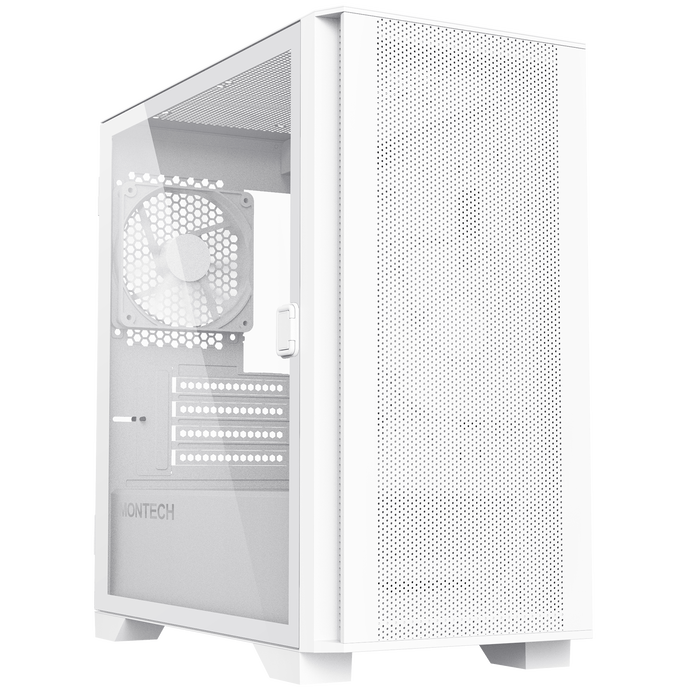 Montech air 100 lite | bela | micro-atx | kaljeno steklo | mesh sprednja stranica | 2 ventilatorja | računalniško ohišje 1 Montech air 100 lite | bela | micro-atx | kaljeno steklo | mesh sprednja stranica | 2 ventilatorja | računalniško ohišje