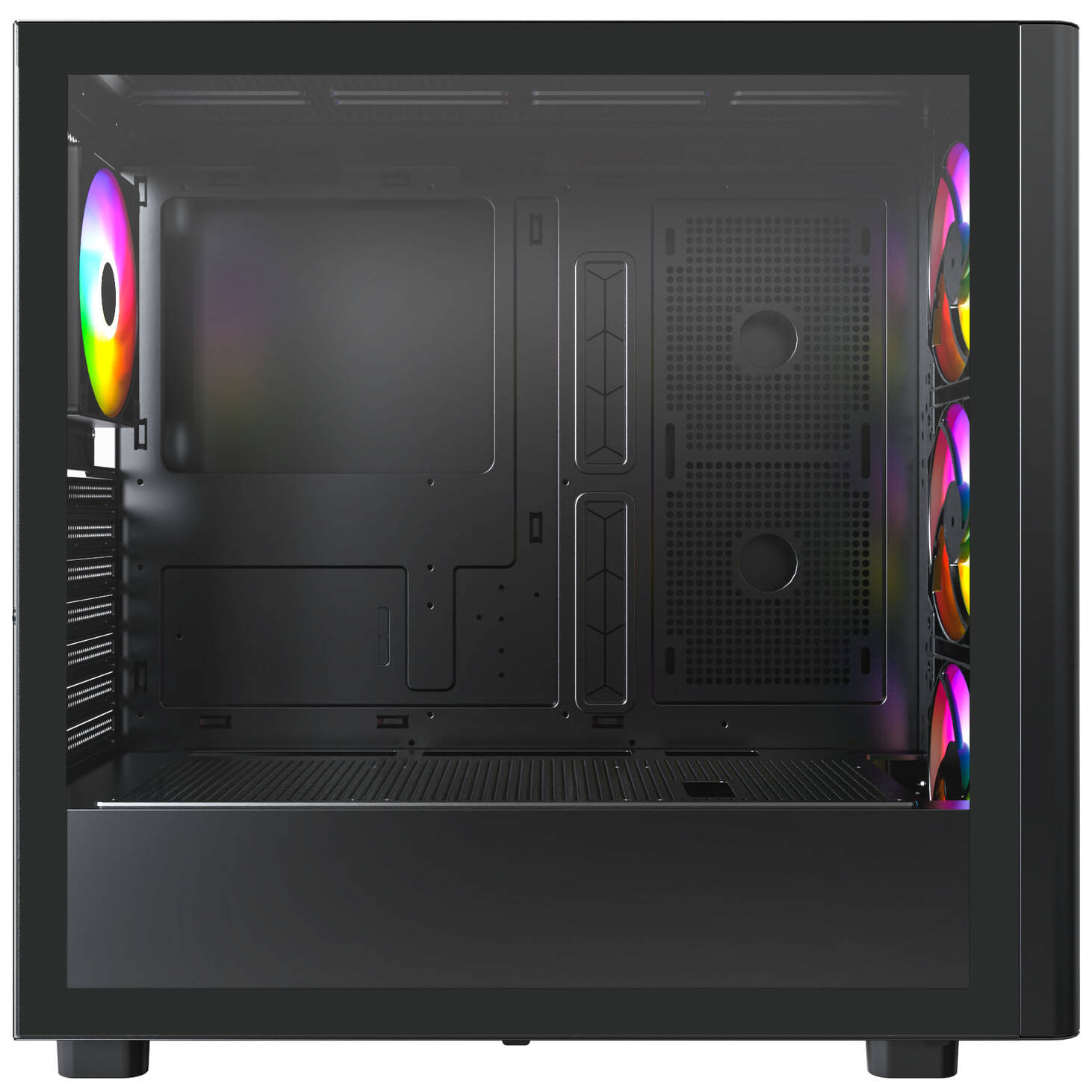 Montech xr wood | atx | midi-tower | argb | tempered glass | črno pc ohišje 2 Montech xr wood | atx | midi-tower | argb | tempered glass | črno pc ohišje