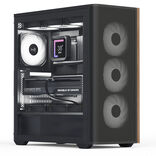 Aerocool D501A | Midi-Tower ATX | Kaljeno Steklo | Črna | Računalniško Ohišje