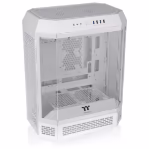 Thermaltake The Tower 600 Snow | ATX Midi Tower | 3x Kaljeno Steklo | 2x 140 mm PWM | Belo Računalniško Ohišje