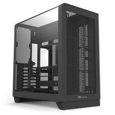 Thermaltake View 390 Air | Črno ATX Midi-Tower Ohišje | Ukrivljeno Kaljeno Steklo | Airflow | Ohišje Za Računalnik