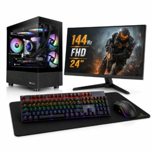 Komponentko Gaming Core RTX 5060 Ti | Ryzen 5 5500 16 GB 1 TB NVMe | 24" 144Hz FHD Komplet | Gaming Namizni Računalnik