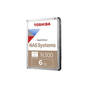 Toshiba N300 HDWG760EZSTA | 6TB | 7200RPM 512MB | CMR SATA 6Gb/s | 24/7 NAS Trdi Disk HDD