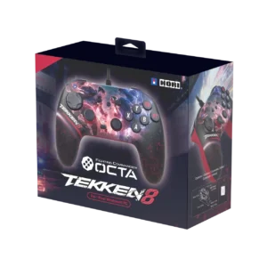 HORI Fighting Commander OCTA | Tekken 8 Edition | Žični Fightpad Z Mikrostikali In 6-Gumbnim Razporedom | PC Kontroler