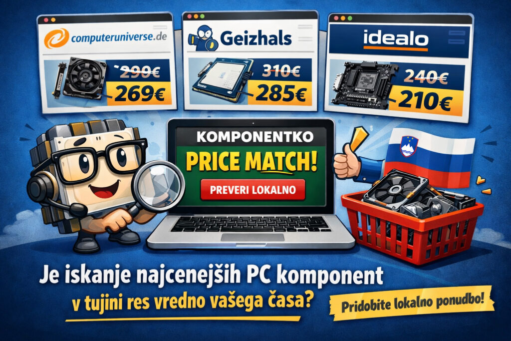 Je iskanje najcenejših pc komponent v tujini res vredno vašega časa