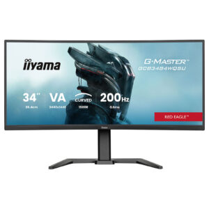 Iiyama G-Master GCB3484WQSU-B2 | 34" UWQHD 3440x1440 21:9 | 1500R VA 200Hz 0,6ms | HDR400 FreeSync Premium | Gaming Monitor