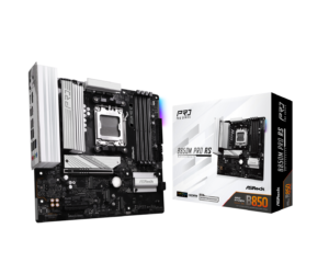 ASRock B850M Pro RS | AMD AM5 | B850 Chipset | DDR5 8000+ OC | PCIe 5.0 | Micro-ATX Matična Plošča