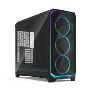 Fractal Design Meshify 3 XL Ambience Pro | E-ATX | Kaljeno Steklo | Črna RGB | Računalniško Ohišje