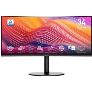 MSI Modern MD342CQP | 86,6cm (34") | UWQHD | VA | 120Hz | 1ms | Ukrivljen | Monitor