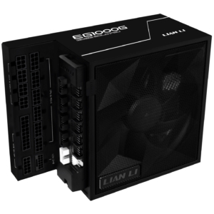 Lian Li EDGE GOLD 1000 | 1000W 80 Plus Gold | PCIe 5.1 ATX 3.1 | Modularen USB/PWM Hub | L-Shape | Črn Napajalnik