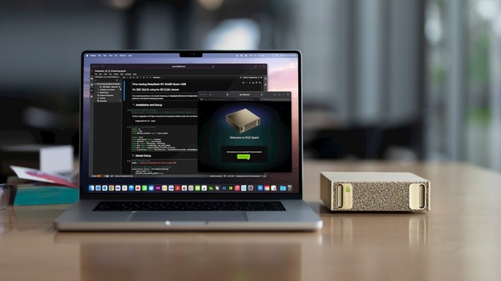 Nvidia dgx os računalniki za umetno inteligenco so zdaj na voljo pri komponentku