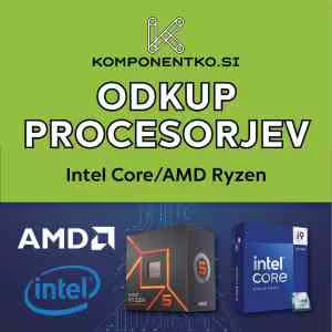 Odkup Intel Core In AMD Ryzen Procesorjev | i3 i5 i7 i9 Ryzen 3 5 7 9 | Takojšen Odkup CPU Komponent